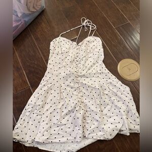 Zara polka dot dress